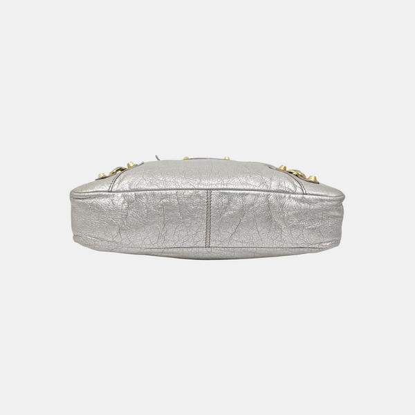Classic City Small Lambskin Silver