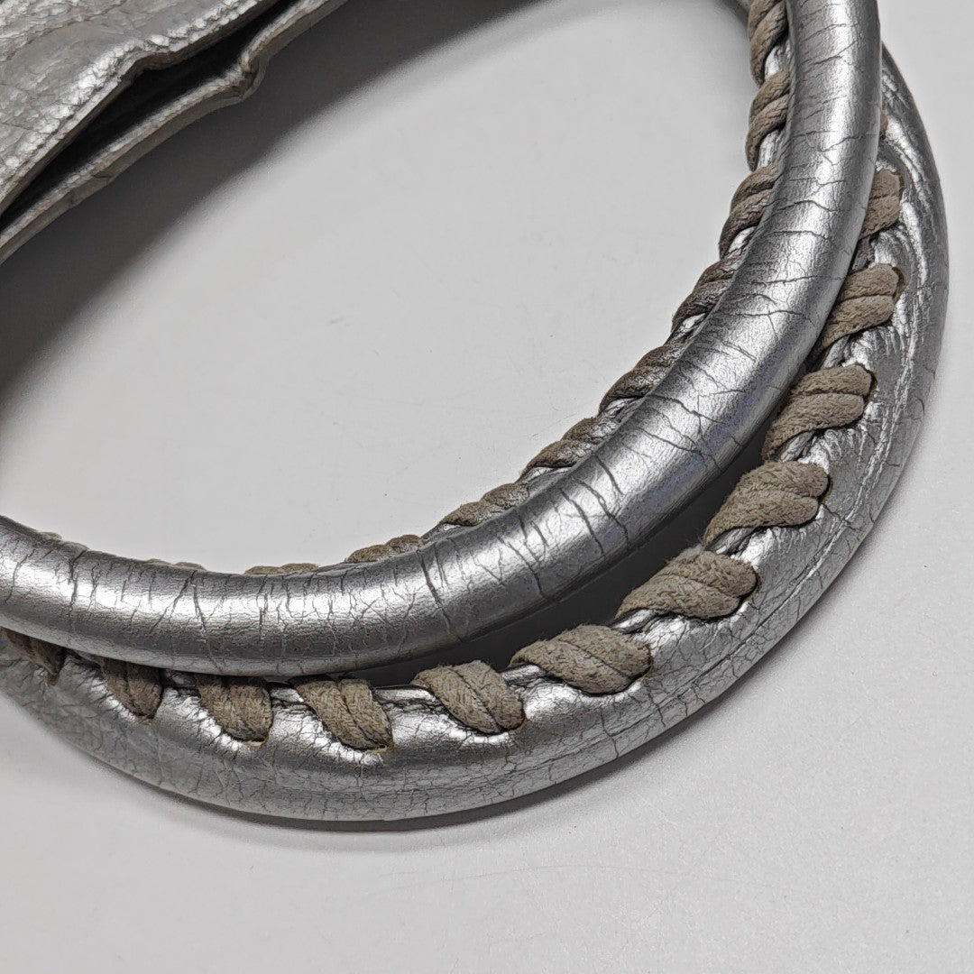 Classic City Small Lambskin Silver