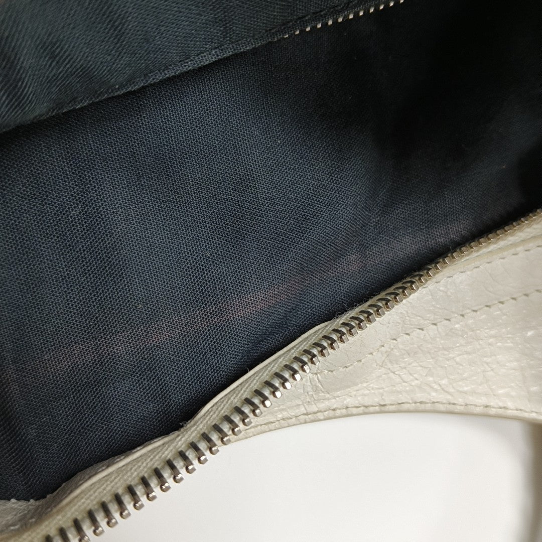 Classic City Small Lambskin White