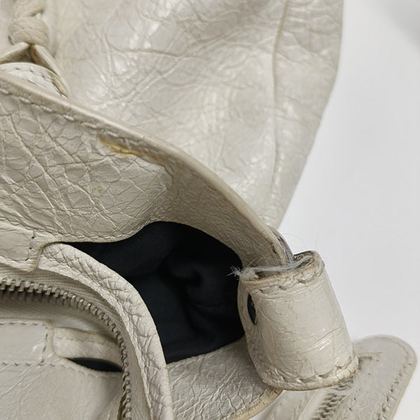 Classic City Small Lambskin White