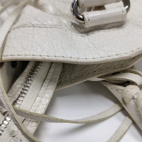 Classic City Small Lambskin White