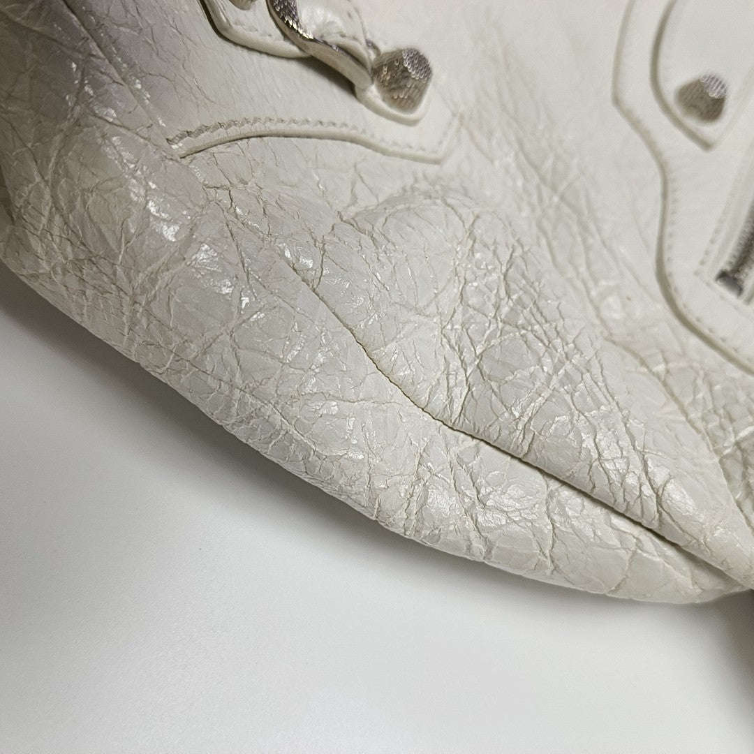 Classic City Small Lambskin White
