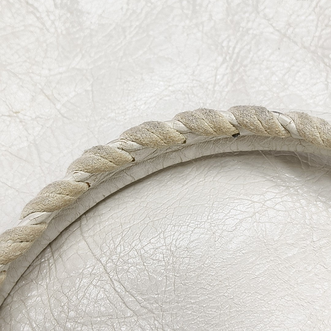 Classic City Small Lambskin White