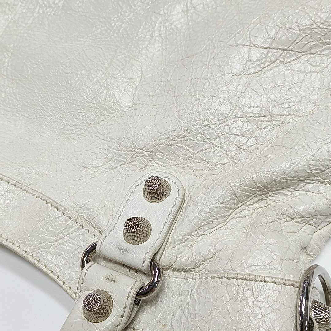 Classic City Small Lambskin White