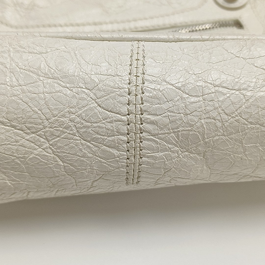Classic City Small Lambskin White