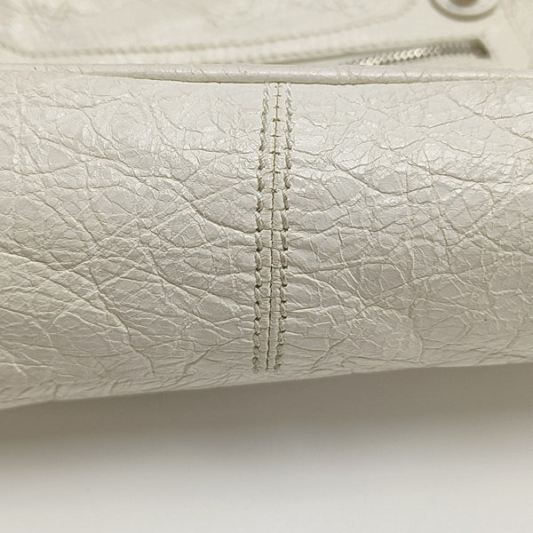 Classic City Small Lambskin White