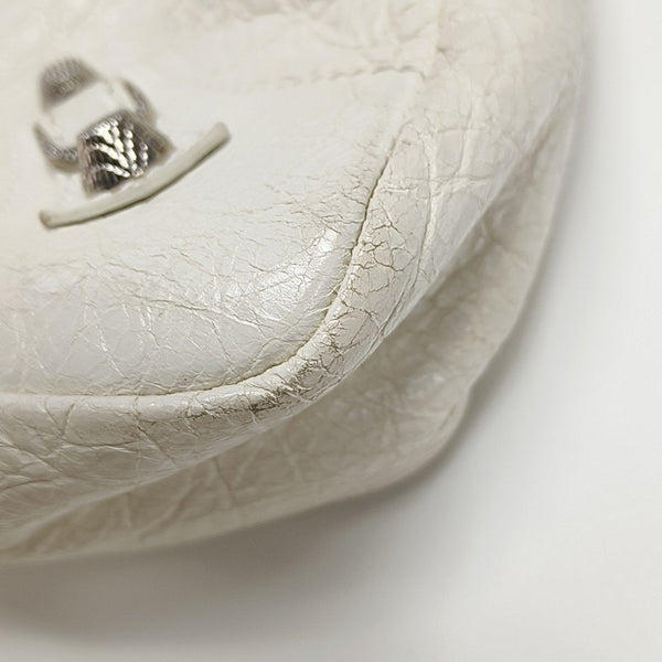 Classic City Small Lambskin White
