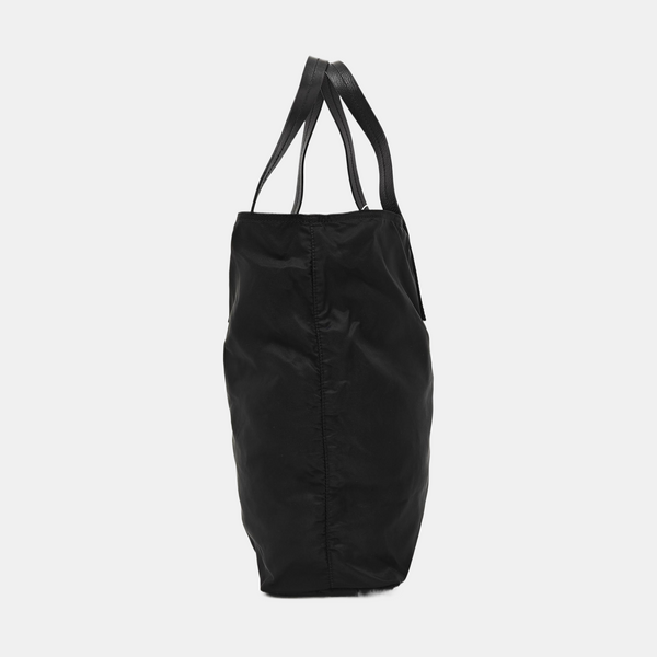 Nylon Top Handle Bag Black