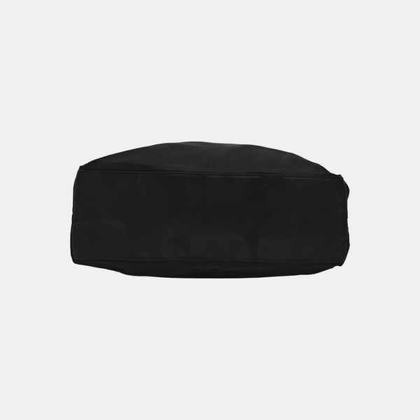 Nylon Top Handle Bag Black