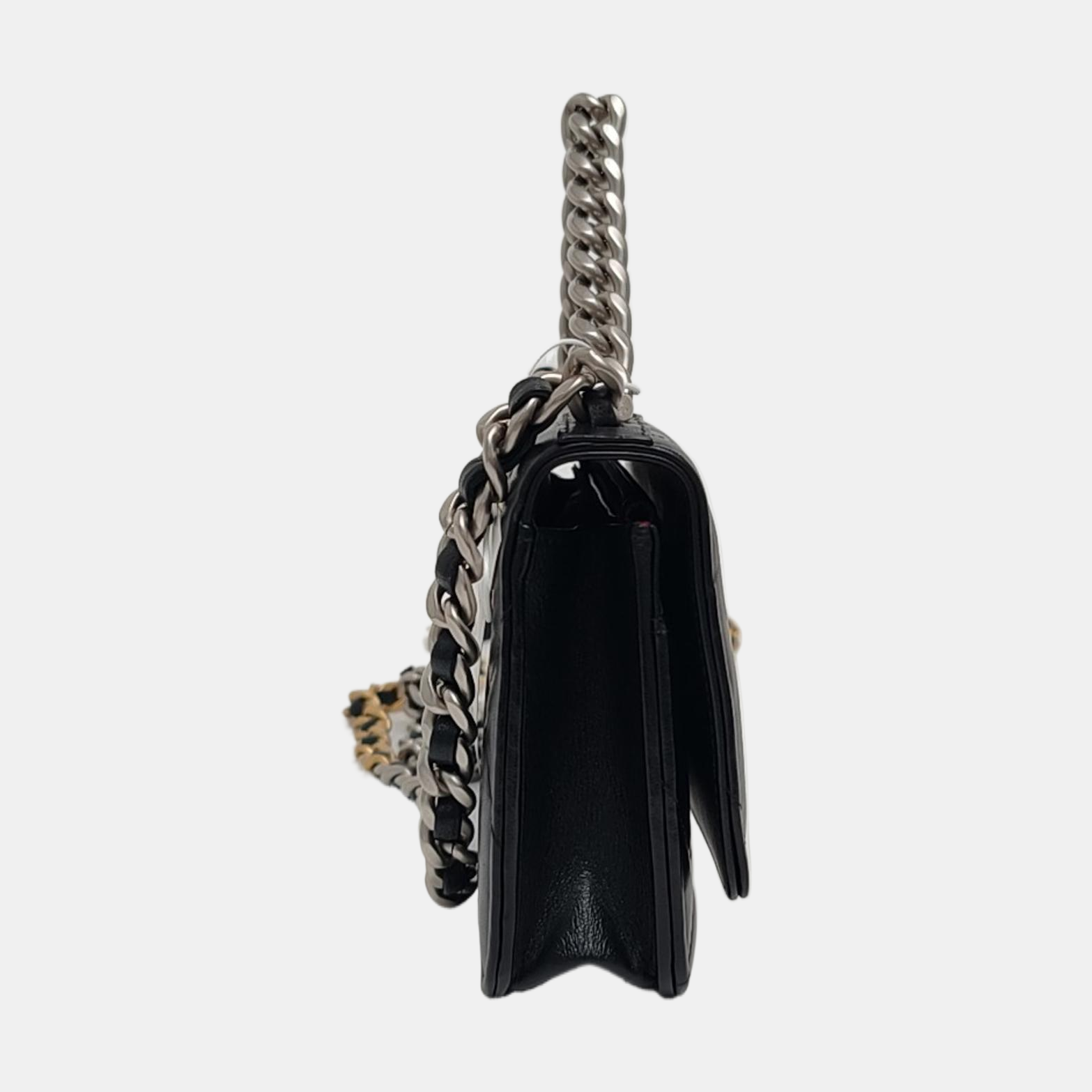 CHANEL 19 Small Quilted Lambskin Black