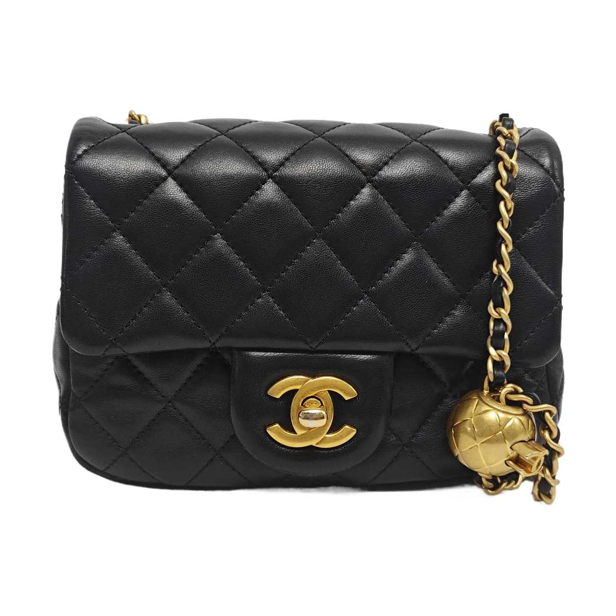 CLASSIC FLAP Mini Quilted Lambskin Black