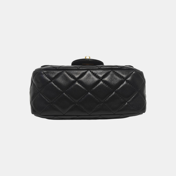 CLASSIC FLAP Mini Quilted Lambskin Black