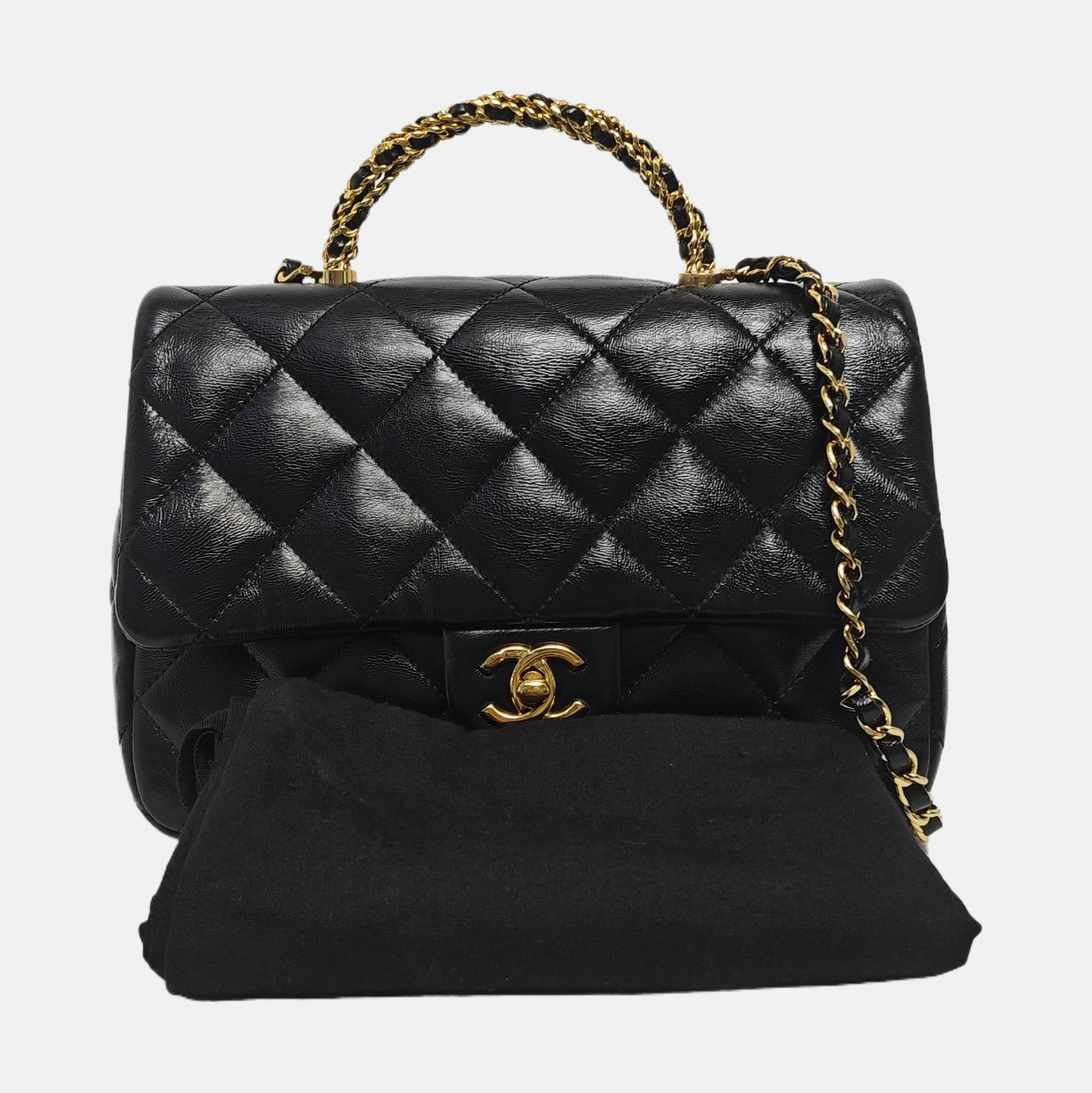 CLASSIC FLAP Mini Quilted Lambskin Black
