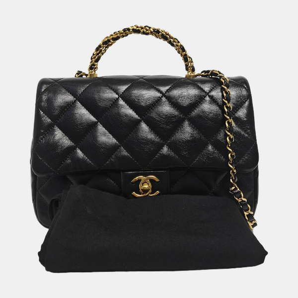CLASSIC FLAP Mini Quilted Lambskin Black