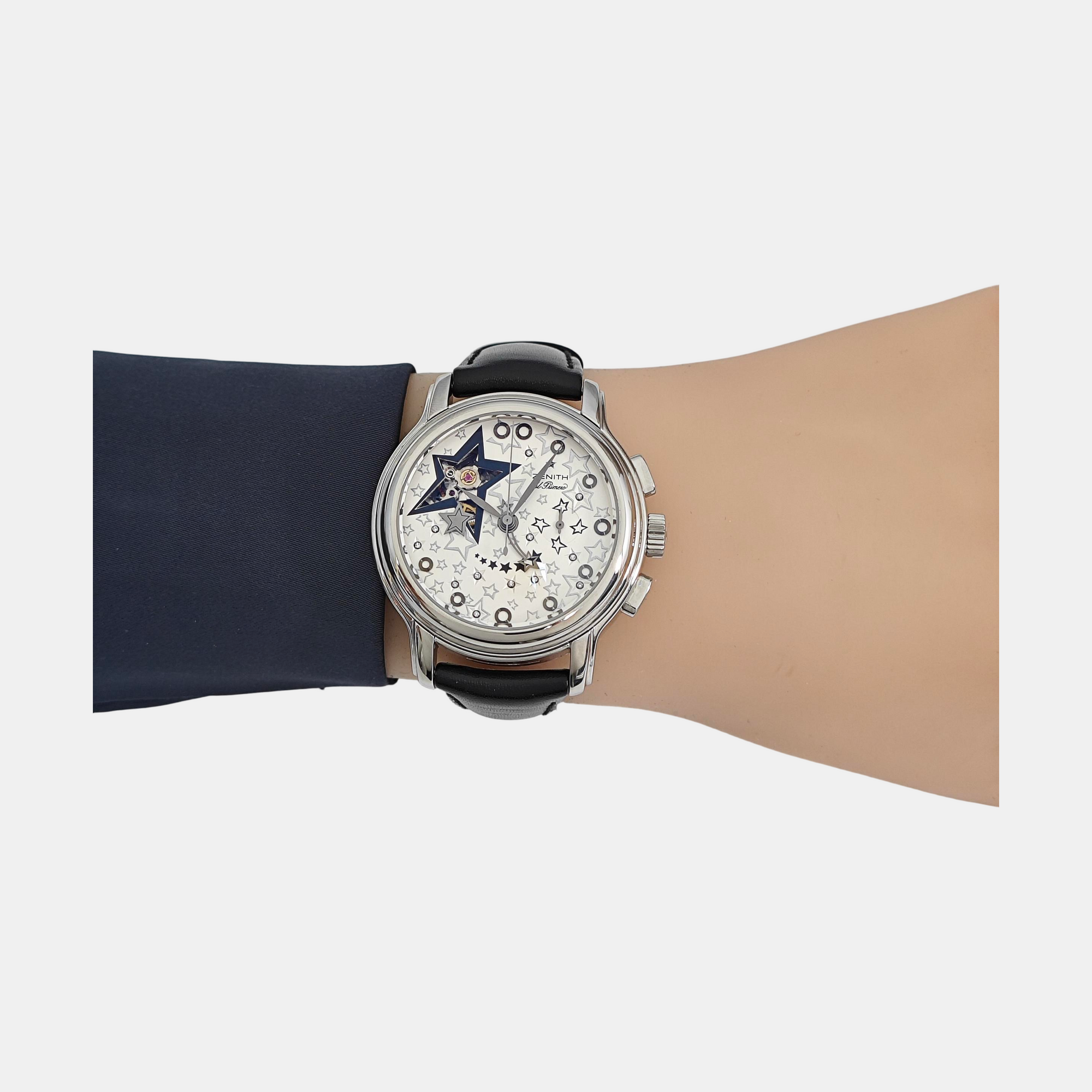 34.7mm White Automatic Watch
