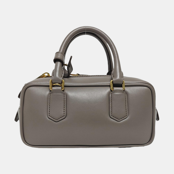 Arcadie Small Leather Gray