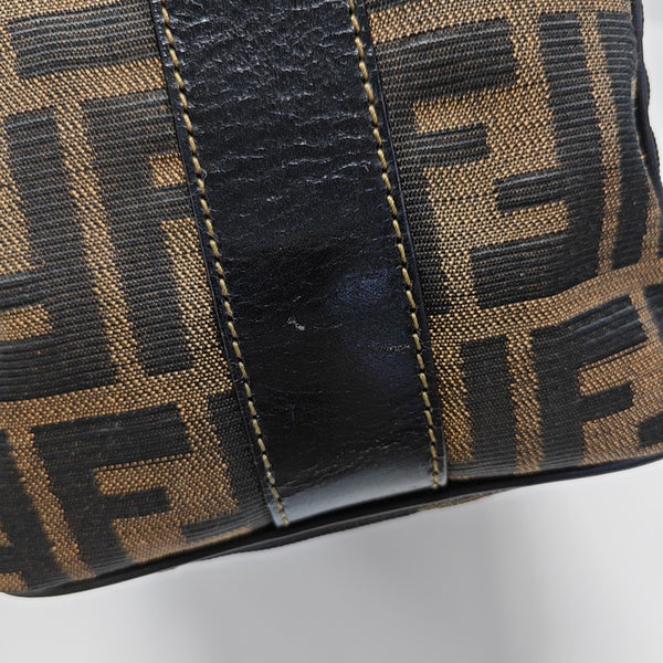 Canvas Top Handle Bag Brown
