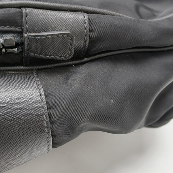 Nylon Shoulder Bag Black