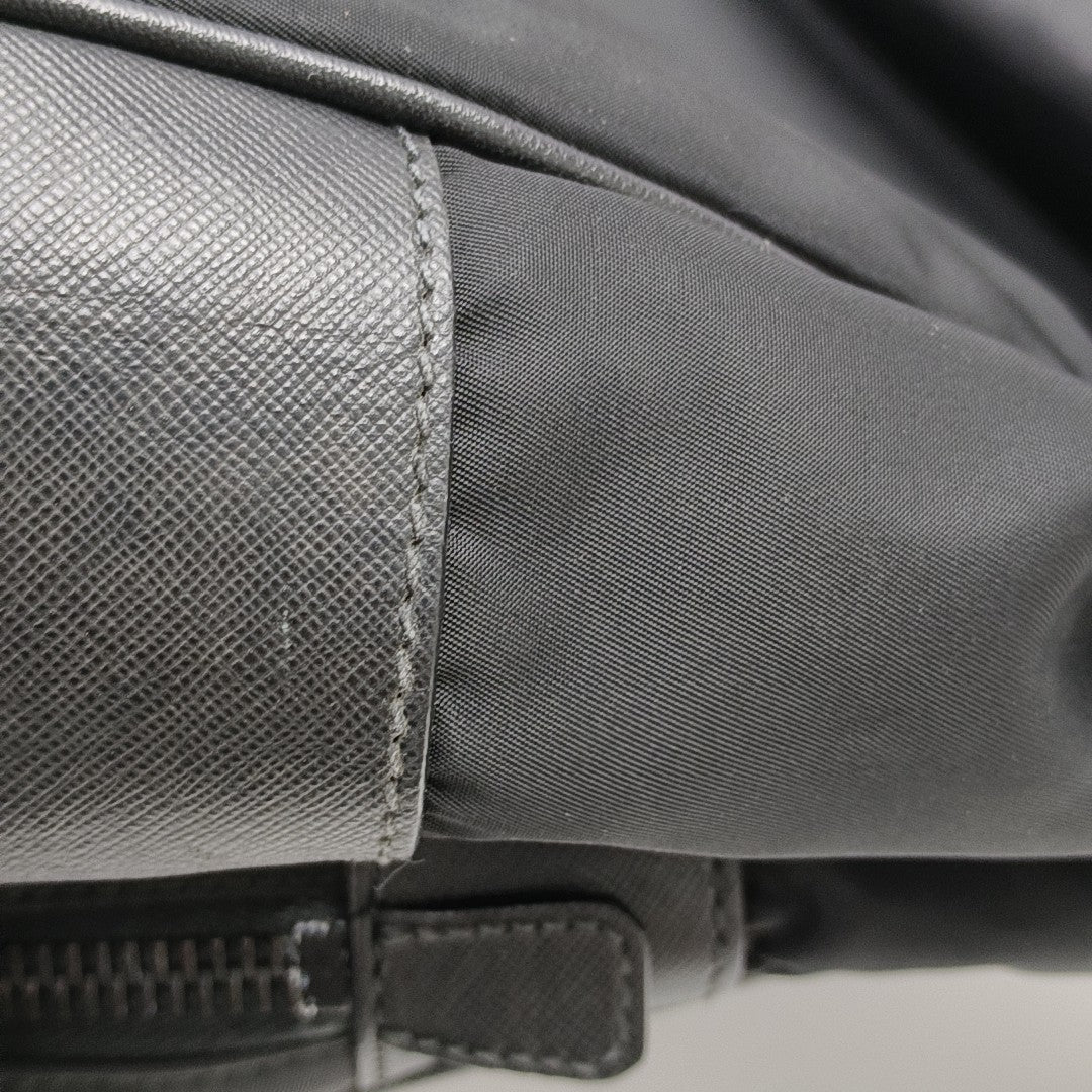 Nylon Shoulder Bag Black