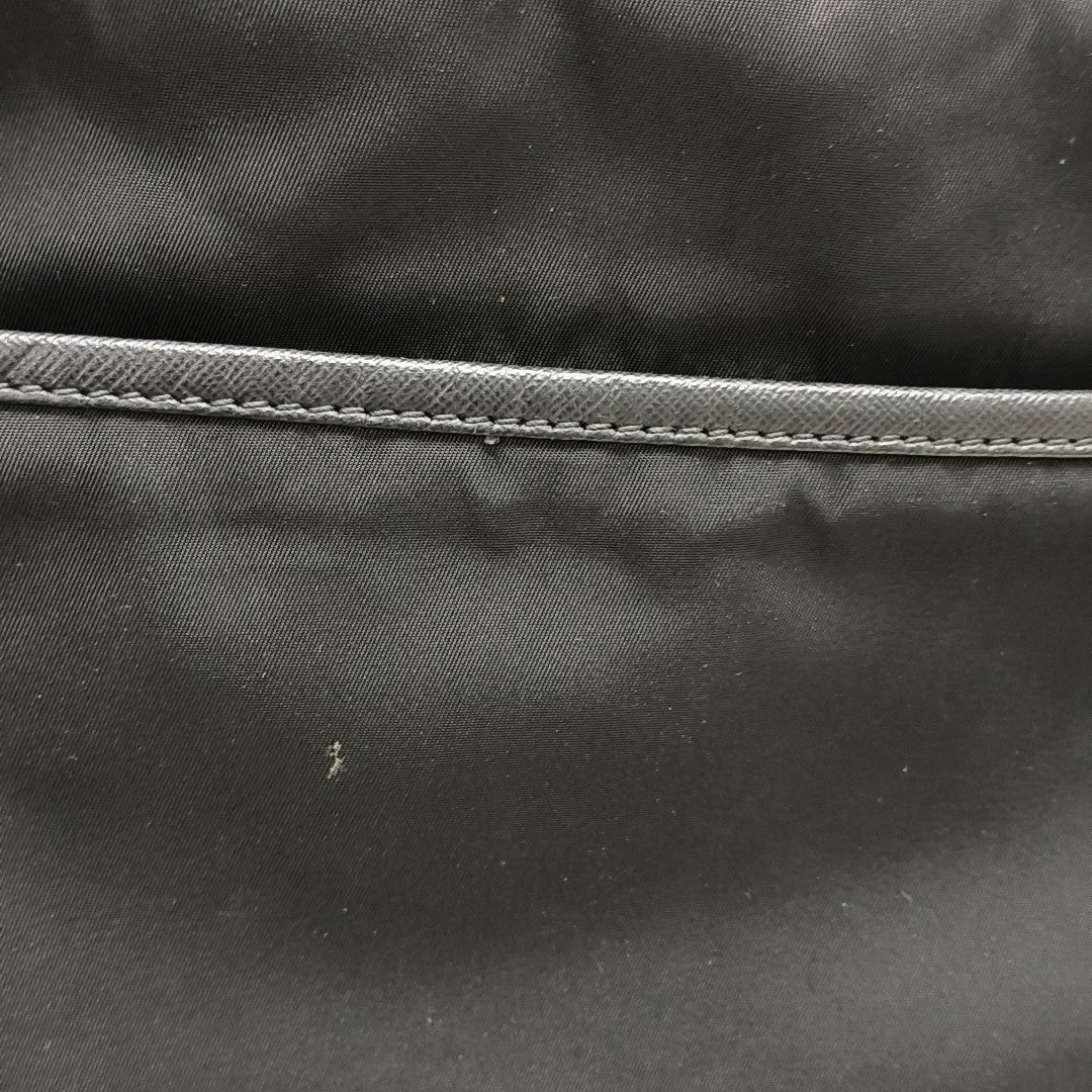 Nylon Shoulder Bag Black