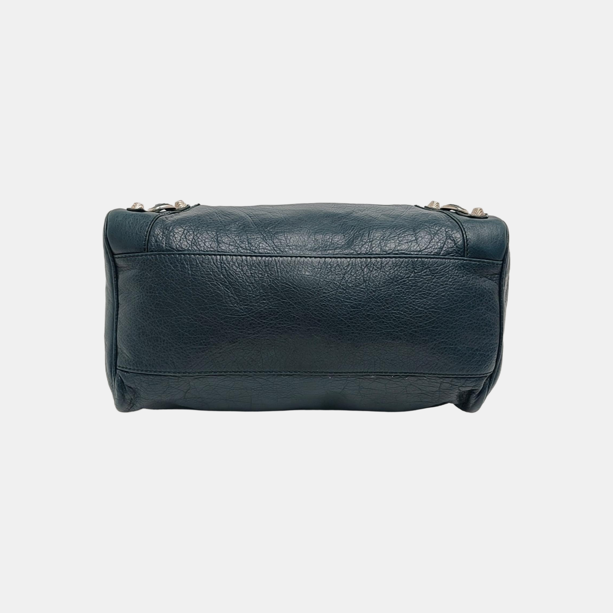 Classic City Small Lambskin Green