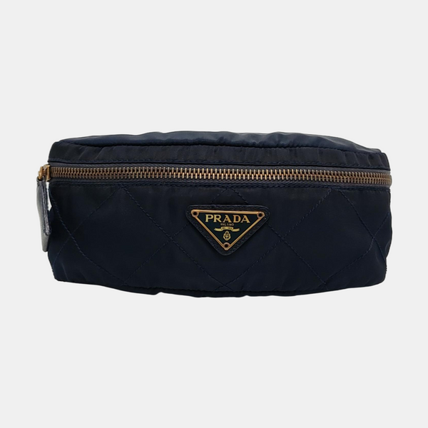 Nylon Quilted Nylon Blue