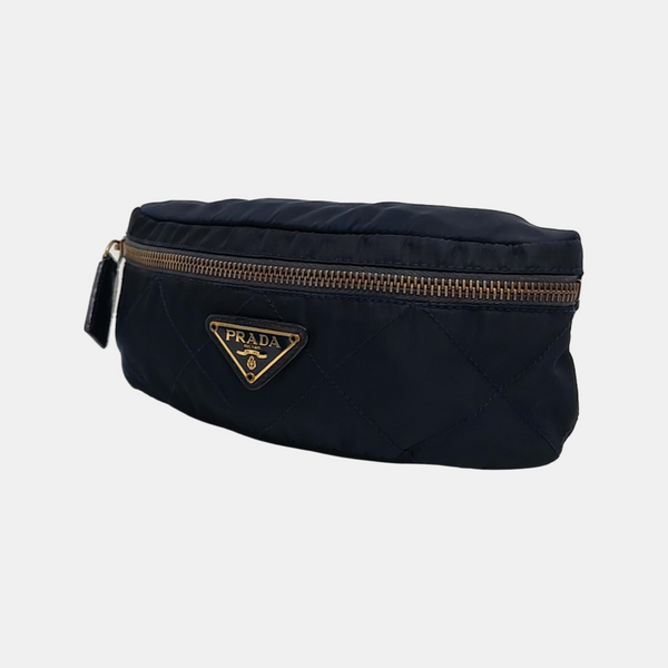 Nylon Quilted Nylon Blue