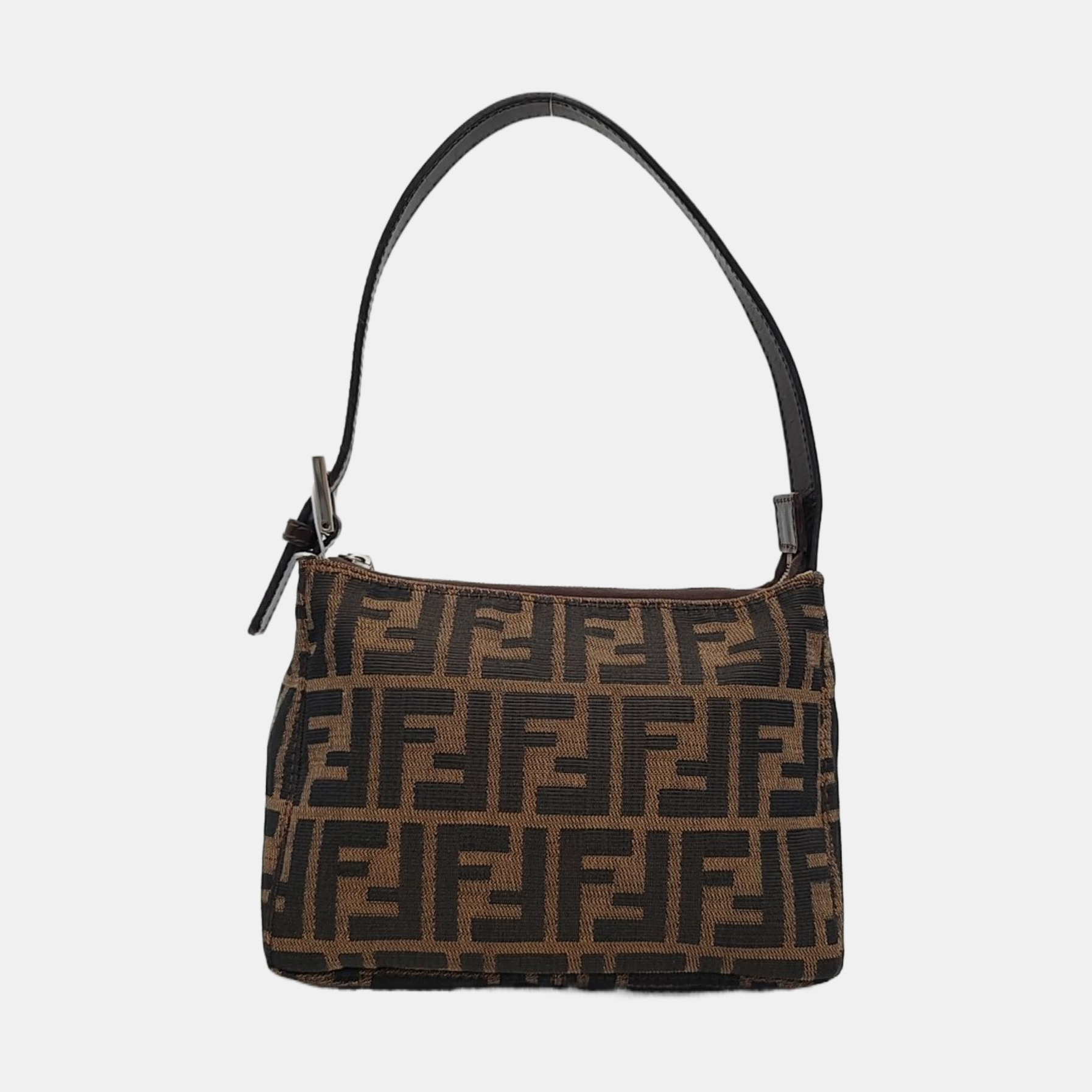 Canvas Top Handle Bag Brown