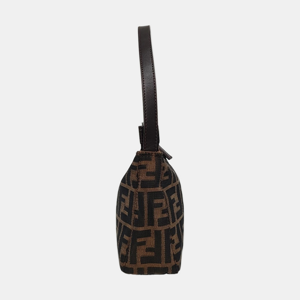 Canvas Top Handle Bag Brown