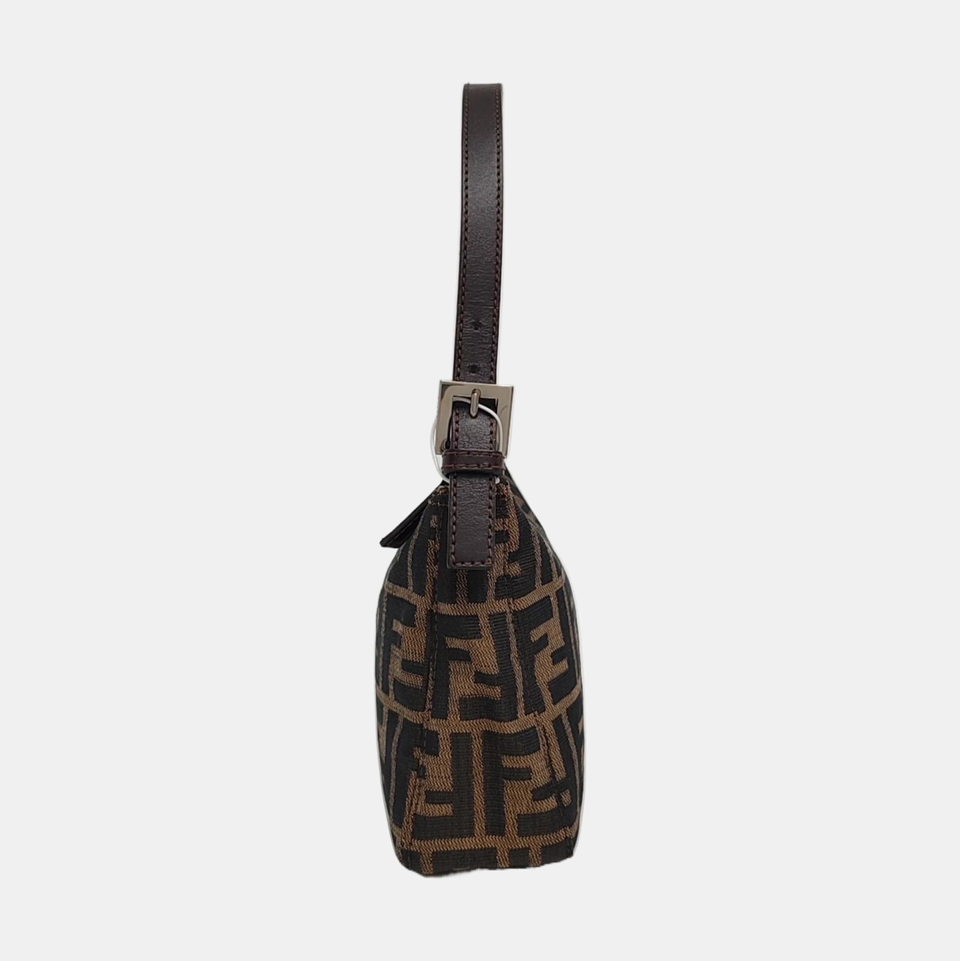 Canvas Top Handle Bag Brown