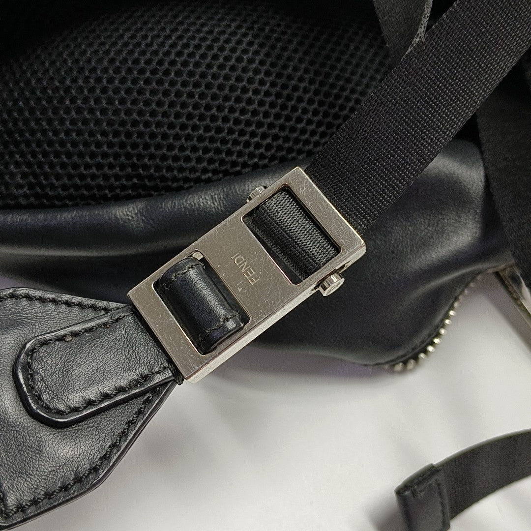 Calfskin Backpack Black