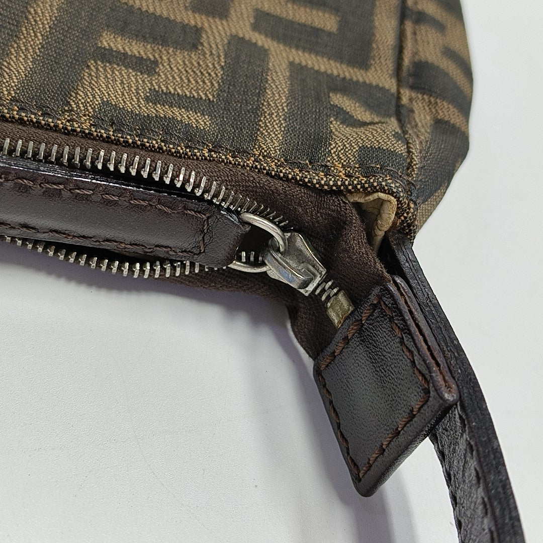 Canvas Top Handle Bag Brown