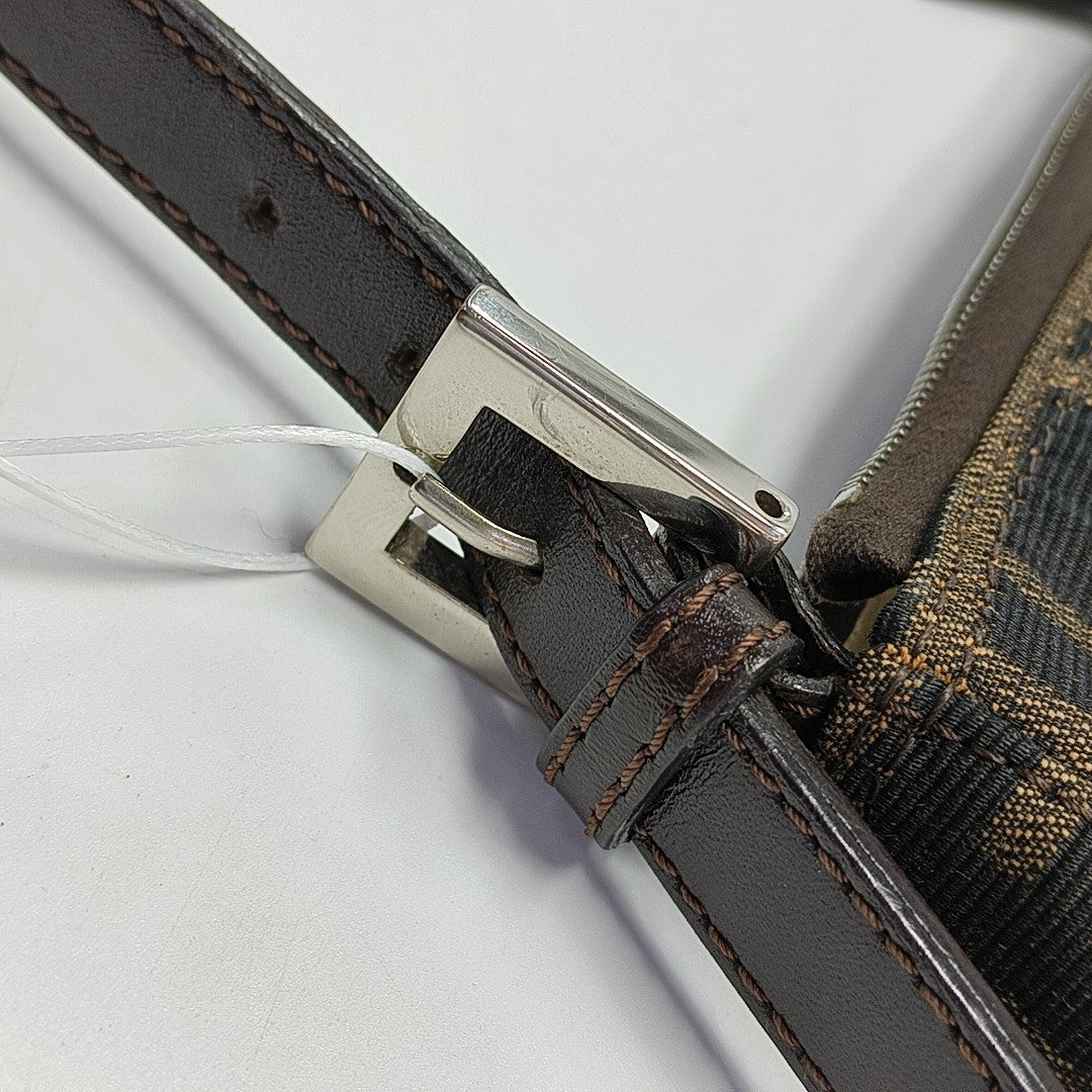 Canvas Top Handle Bag Brown