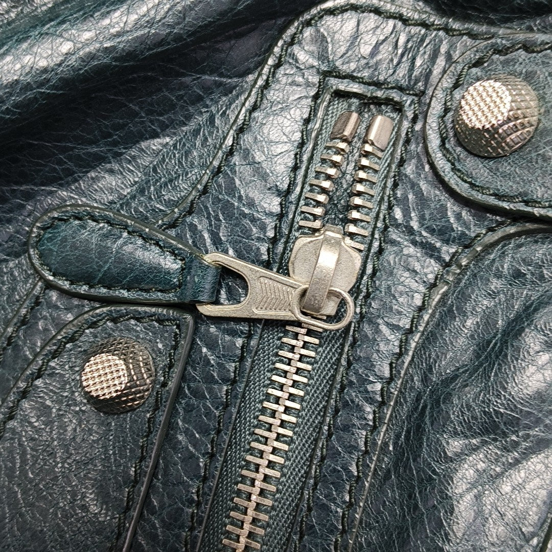 Classic City Small Lambskin Green