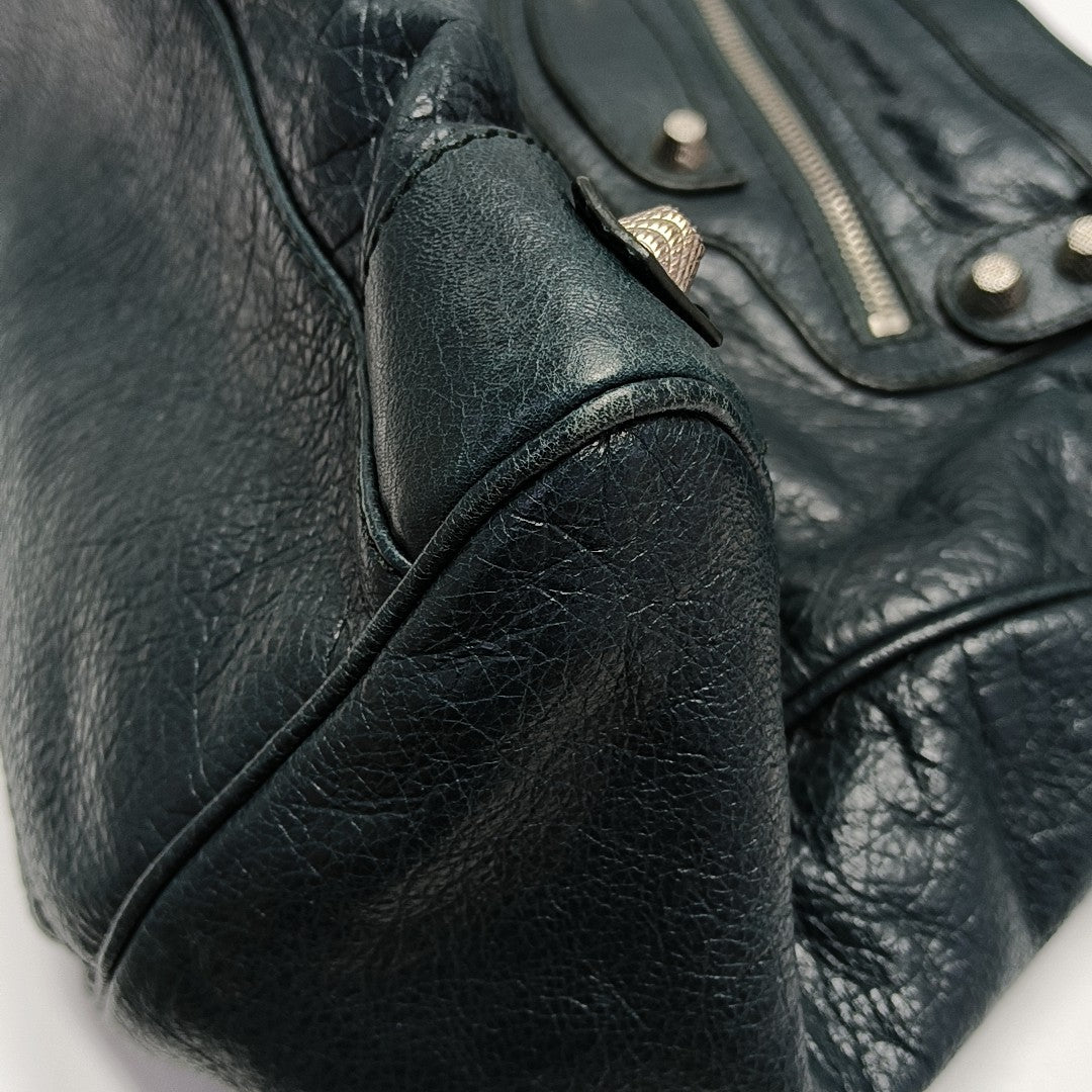 Classic City Small Lambskin Green