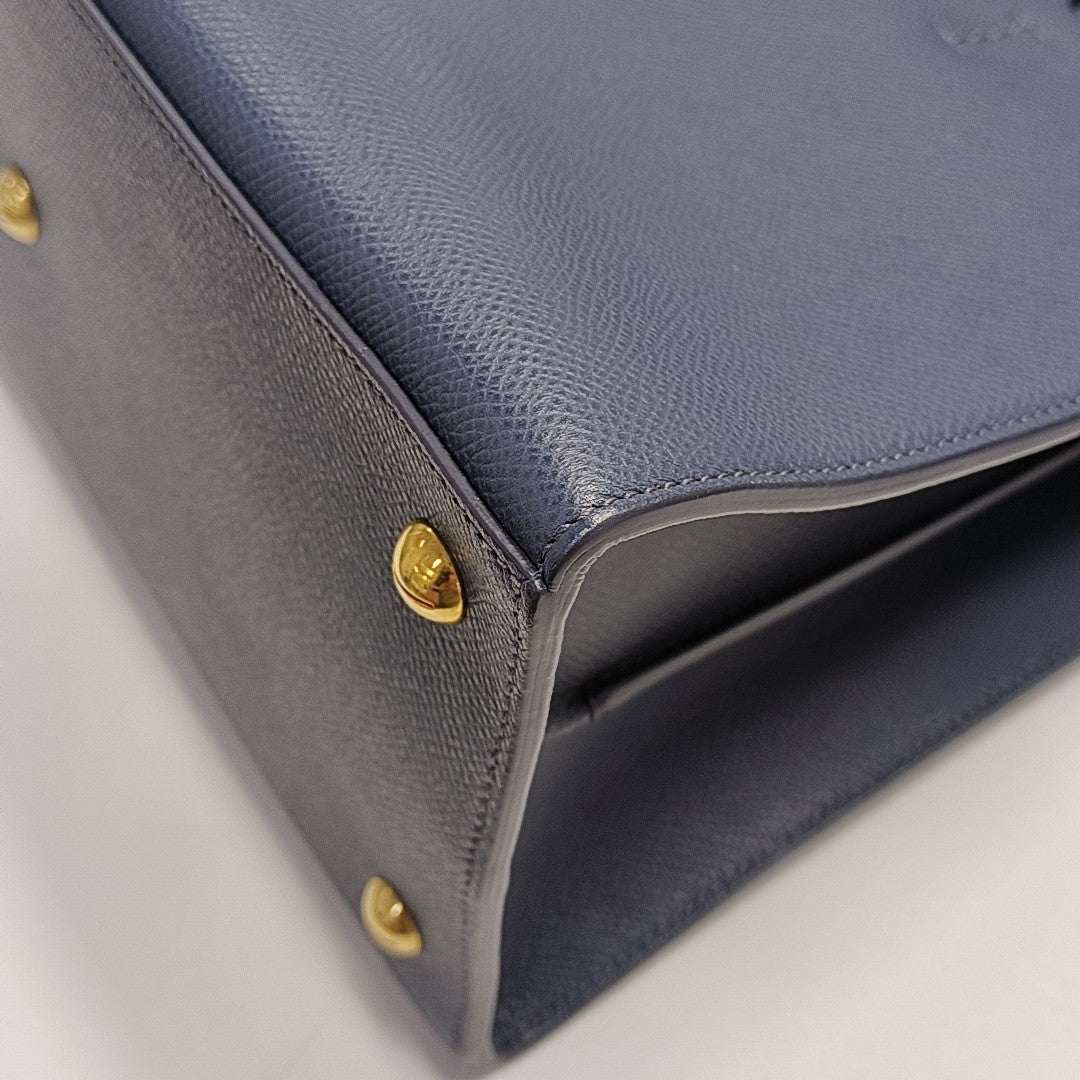 St Honoré Calfskin Blue