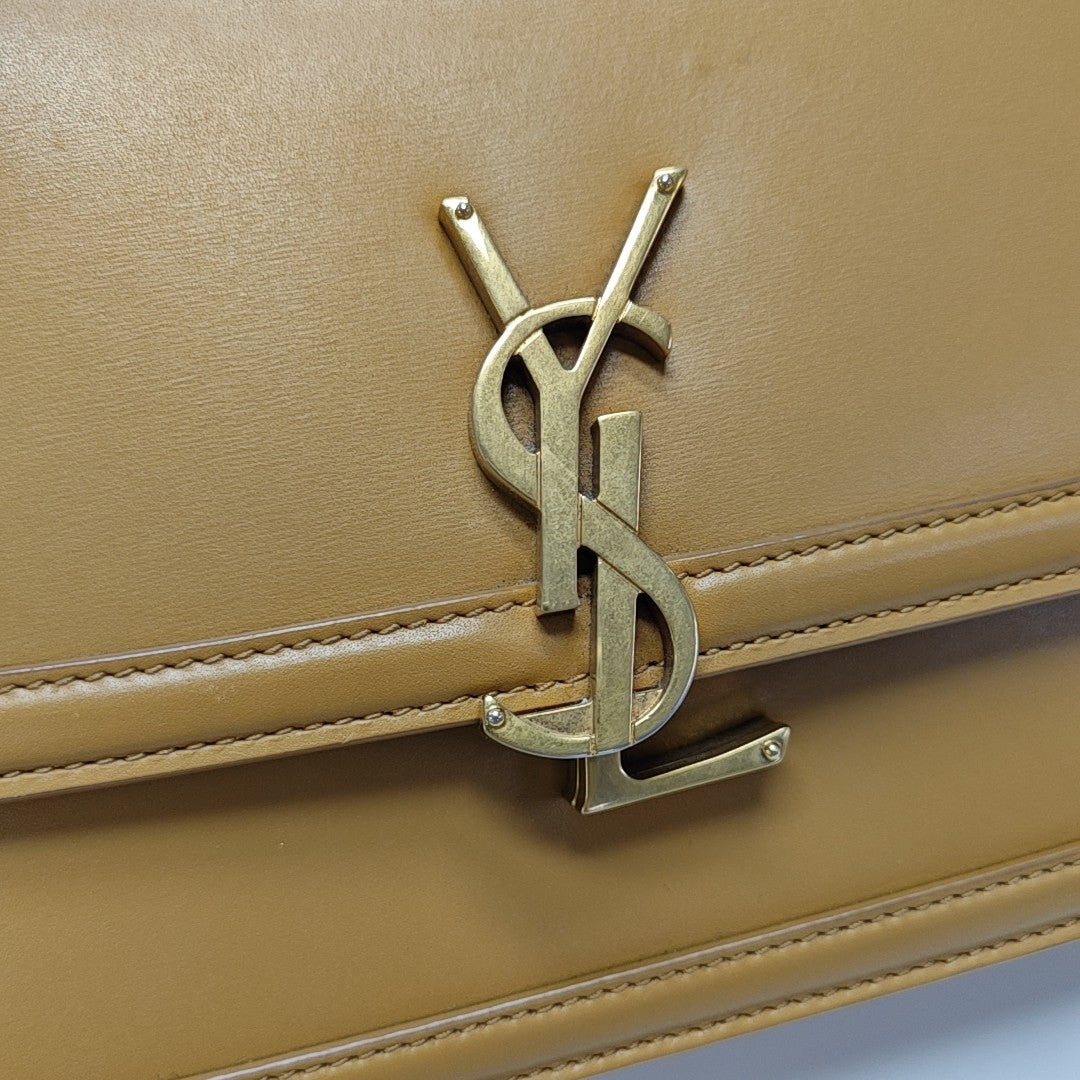 SOLFERINO Medium Calfskin Yellow