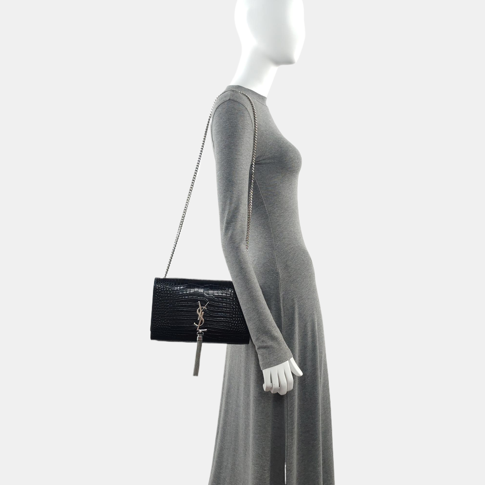 KATE Medium Calfskin Black