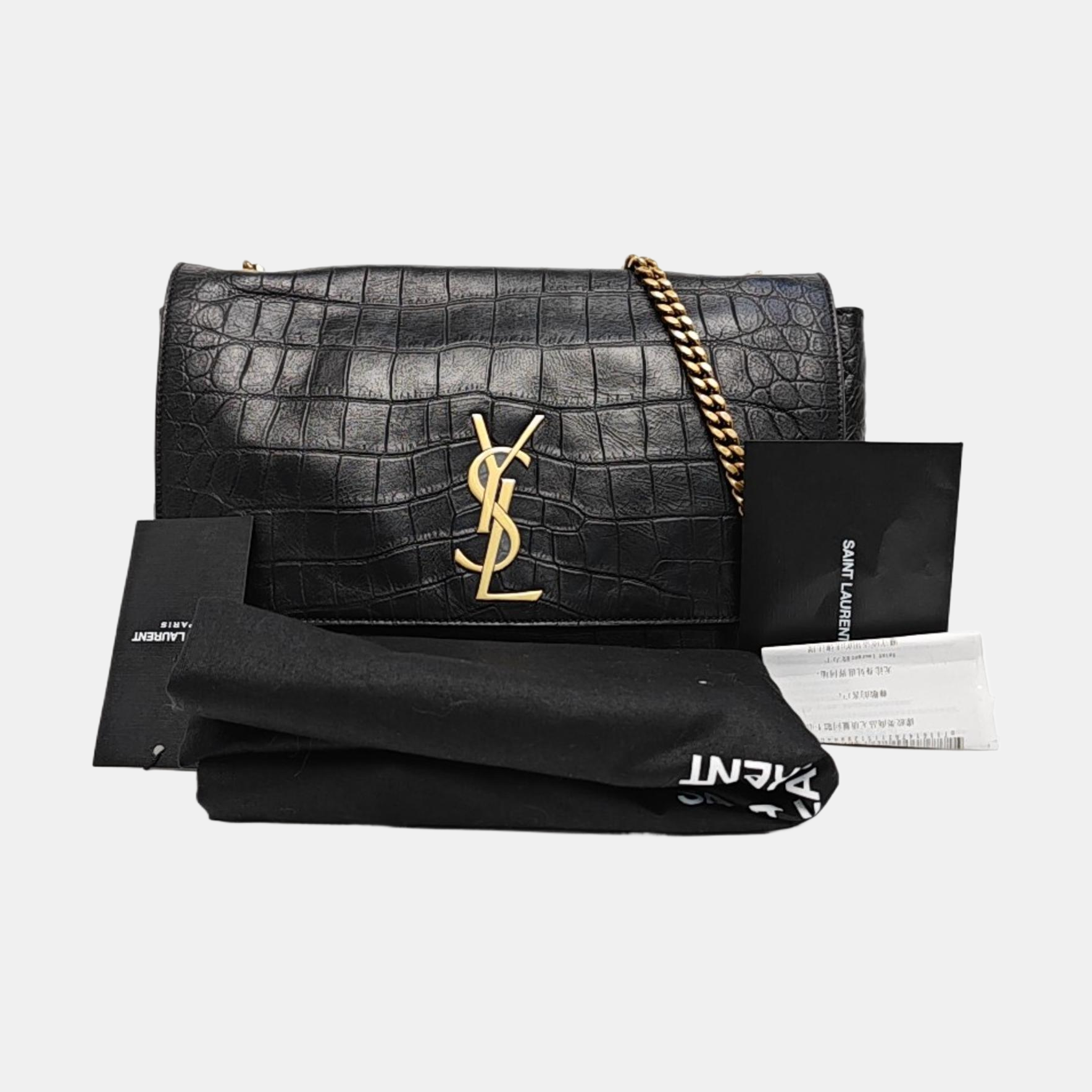 KATE Large Calfskin Black