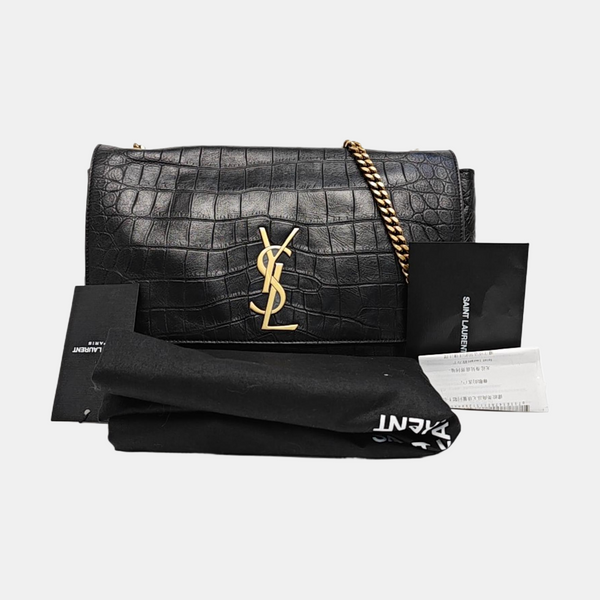 KATE Large Calfskin Black