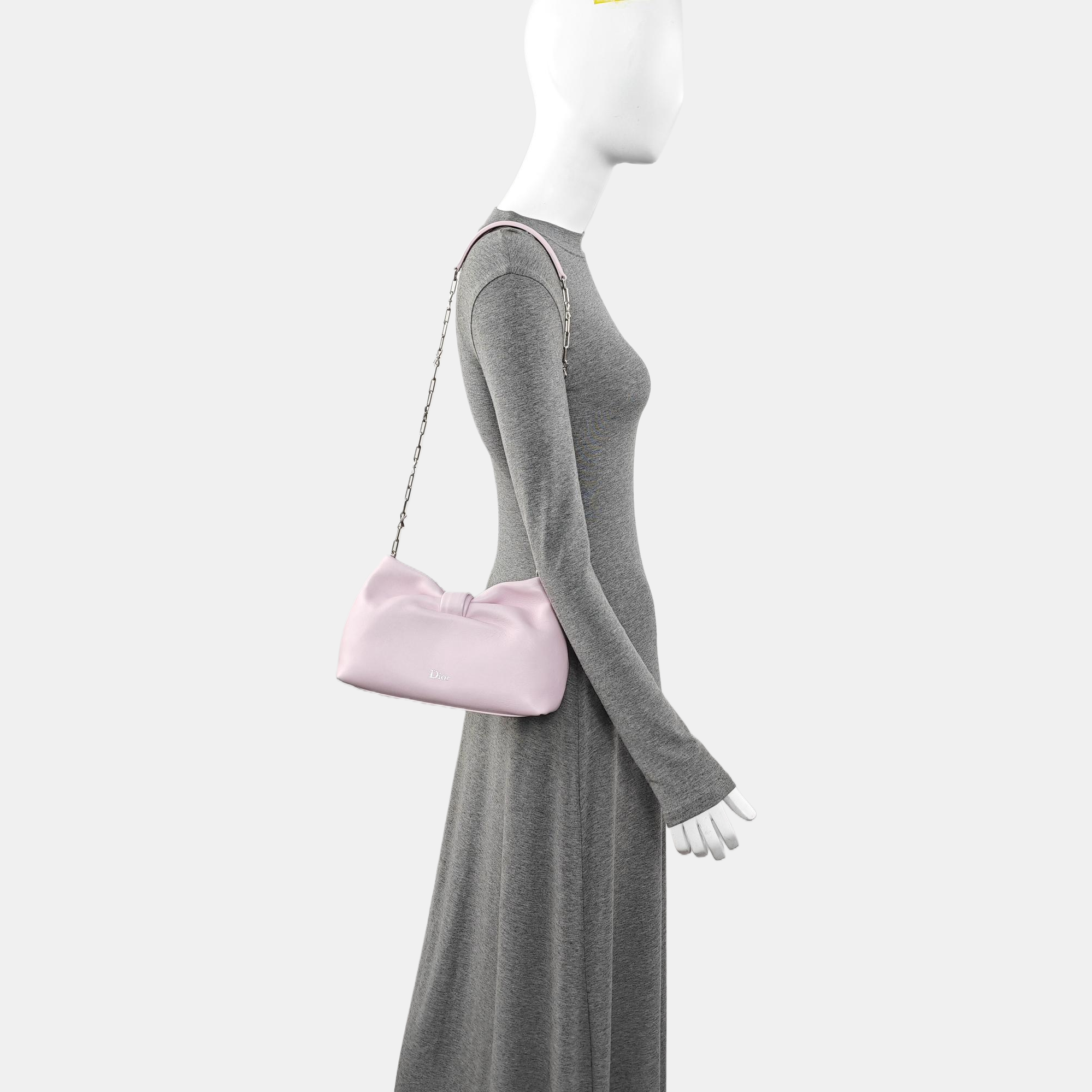 Dior Bow Small Lambskin Pink
