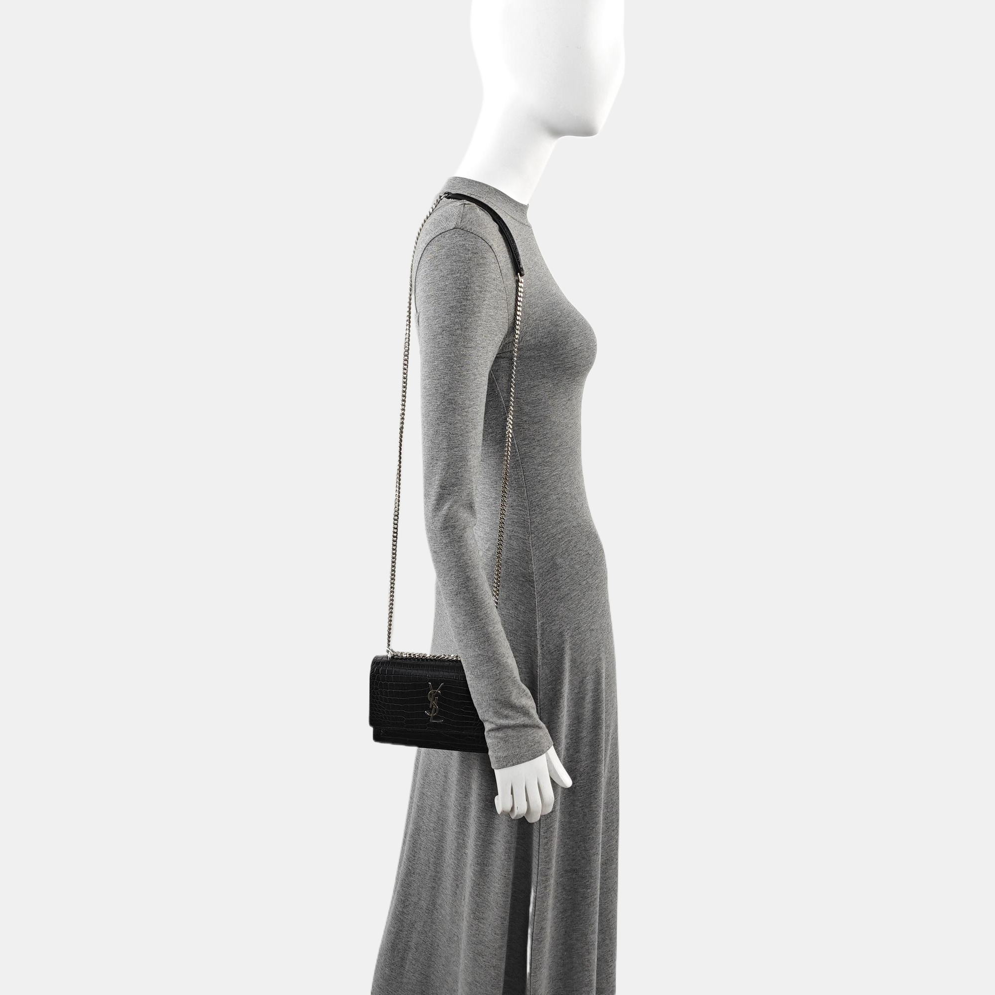 SUNSET Mini Calfskin Black