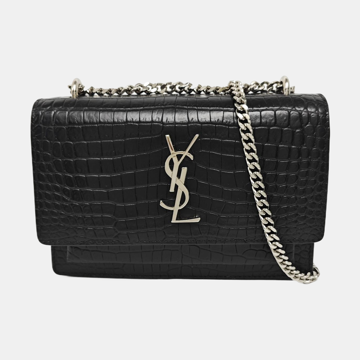 SUNSET Mini Calfskin Black
