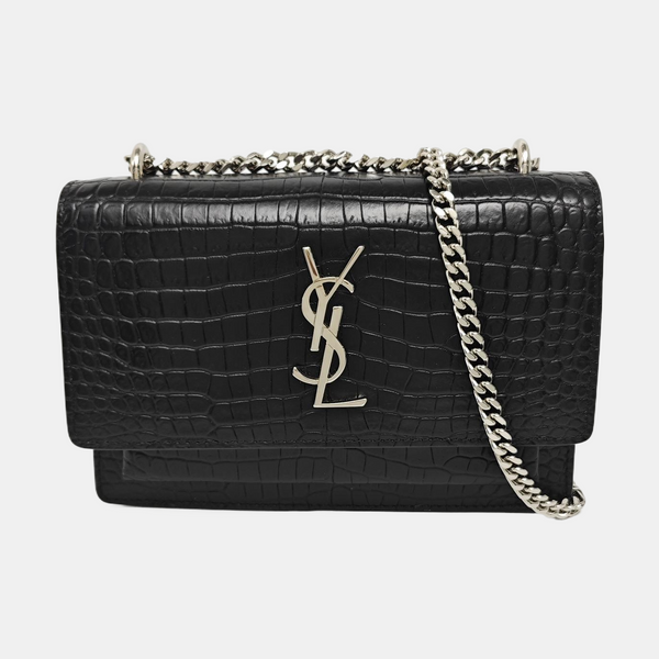 SUNSET Mini Calfskin Black