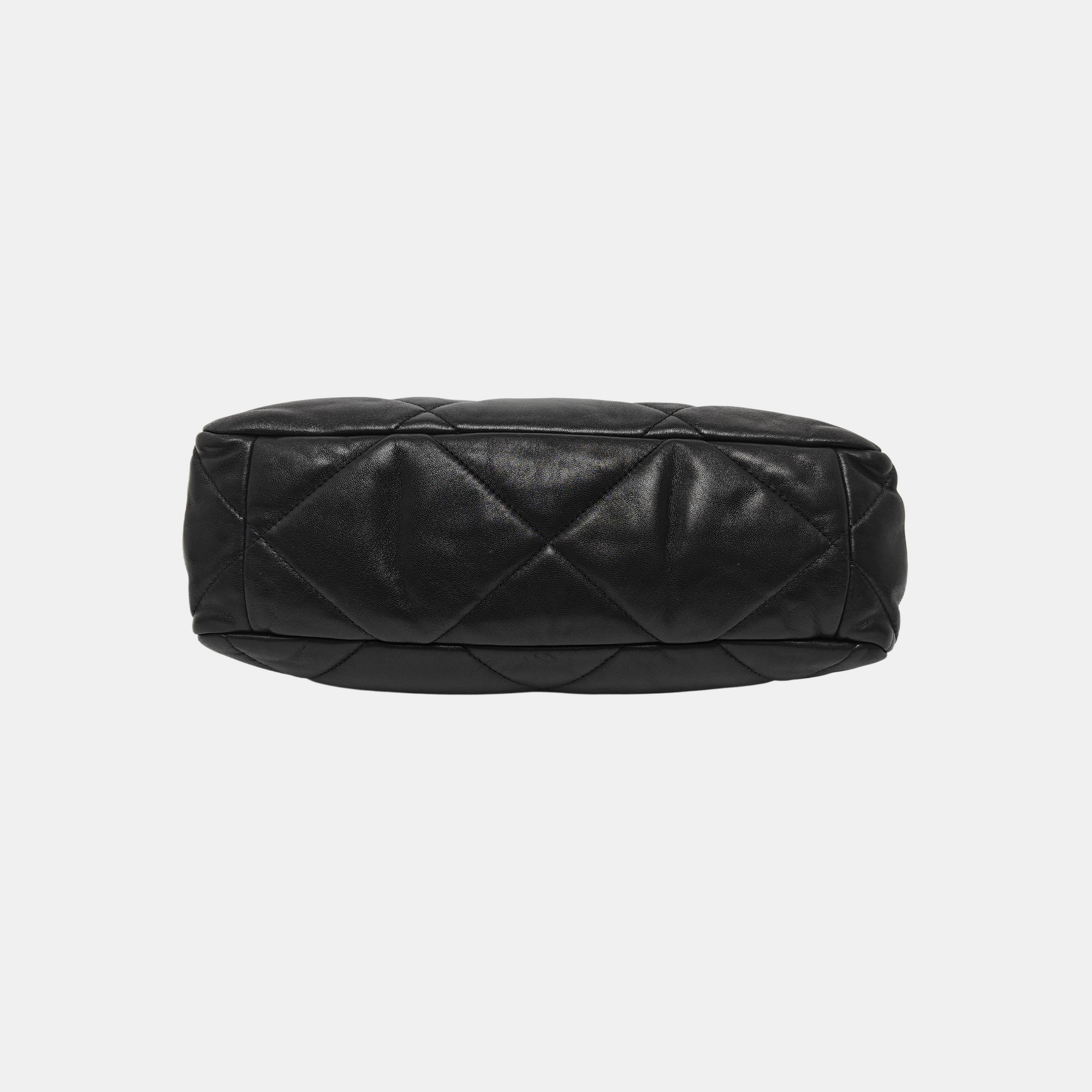 CHANEL 19 Small Quilted Lambskin Black