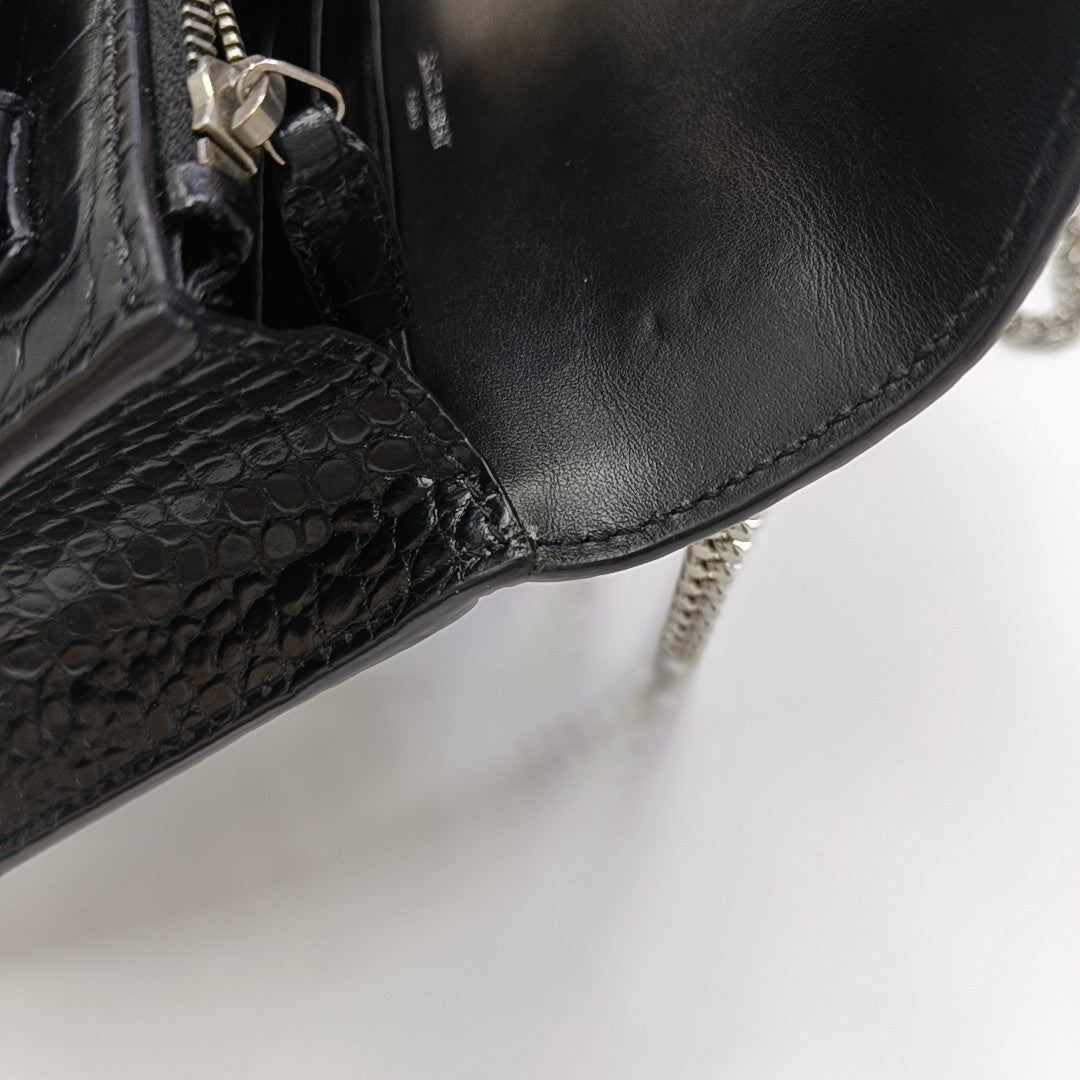 SUNSET Mini Calfskin Black