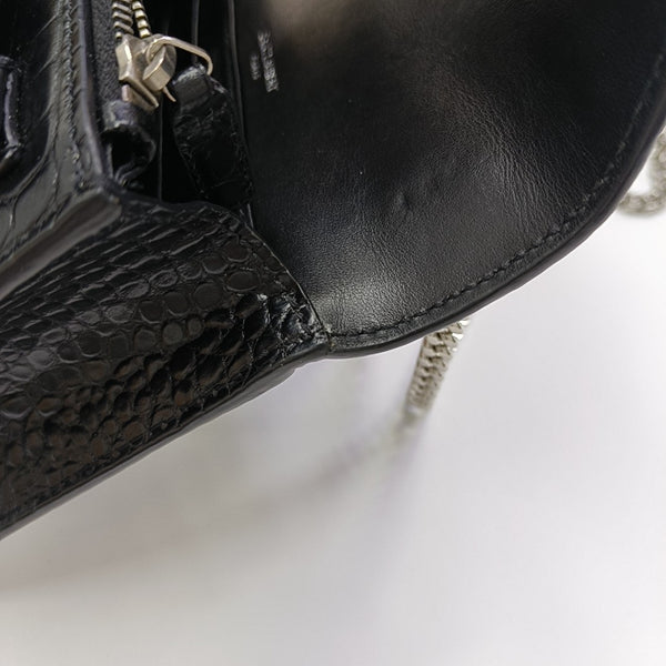 SUNSET Mini Calfskin Black