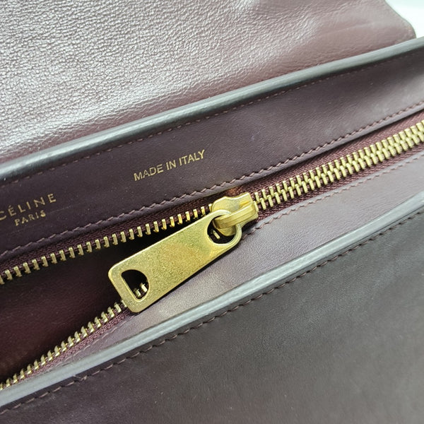 TRAPEZE Small Calfskin Red