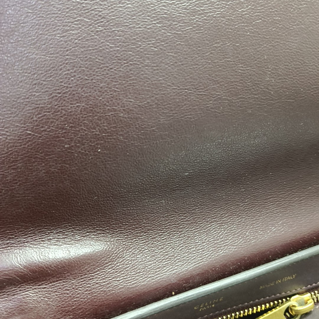 TRAPEZE Small Calfskin Red
