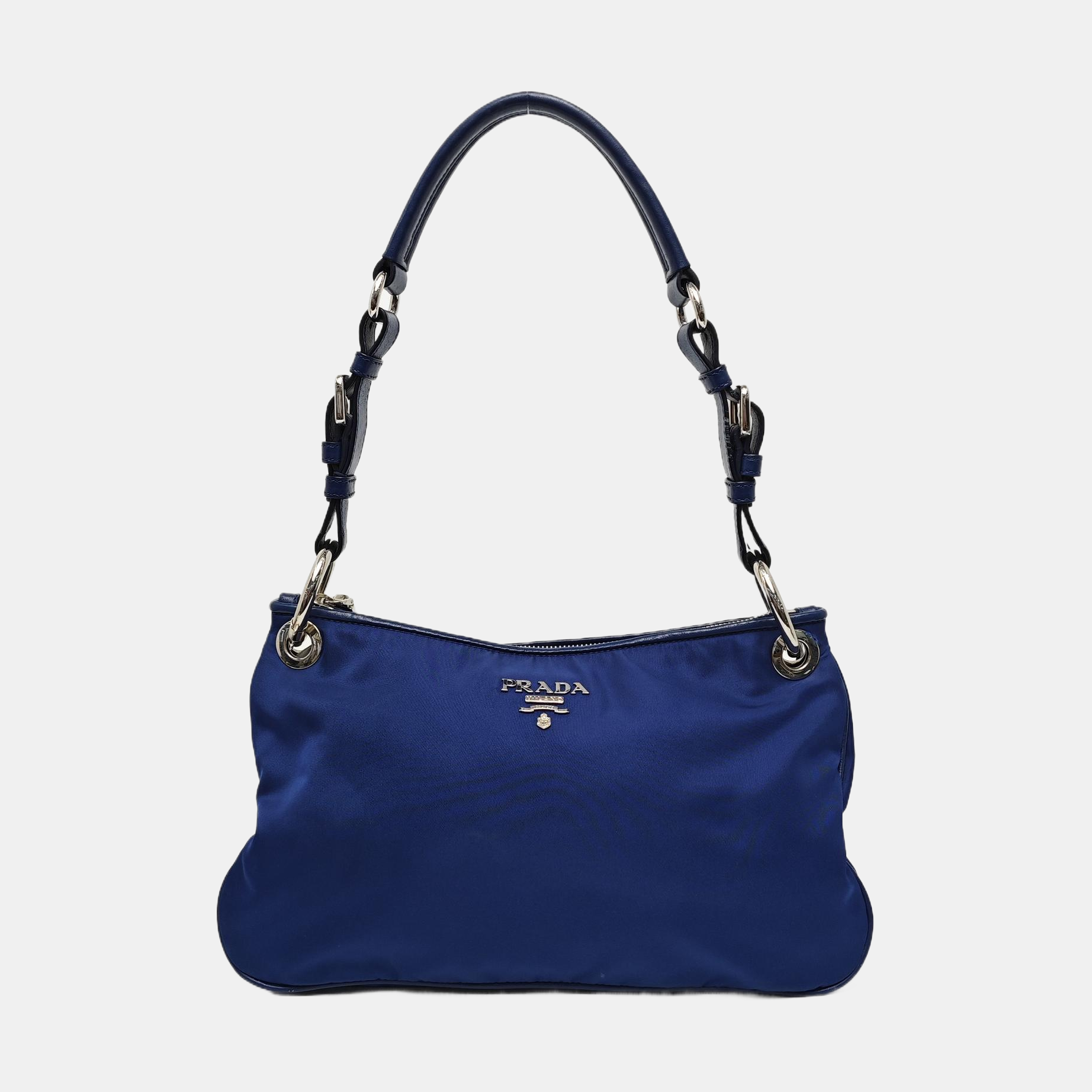 Nylon Tote Bag Blue